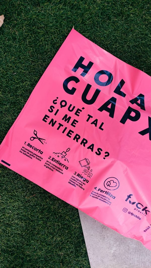 Pack 50 Bolsas Compostables Ecommerce – Pink 45x60cms - Fuck Plastic Chile